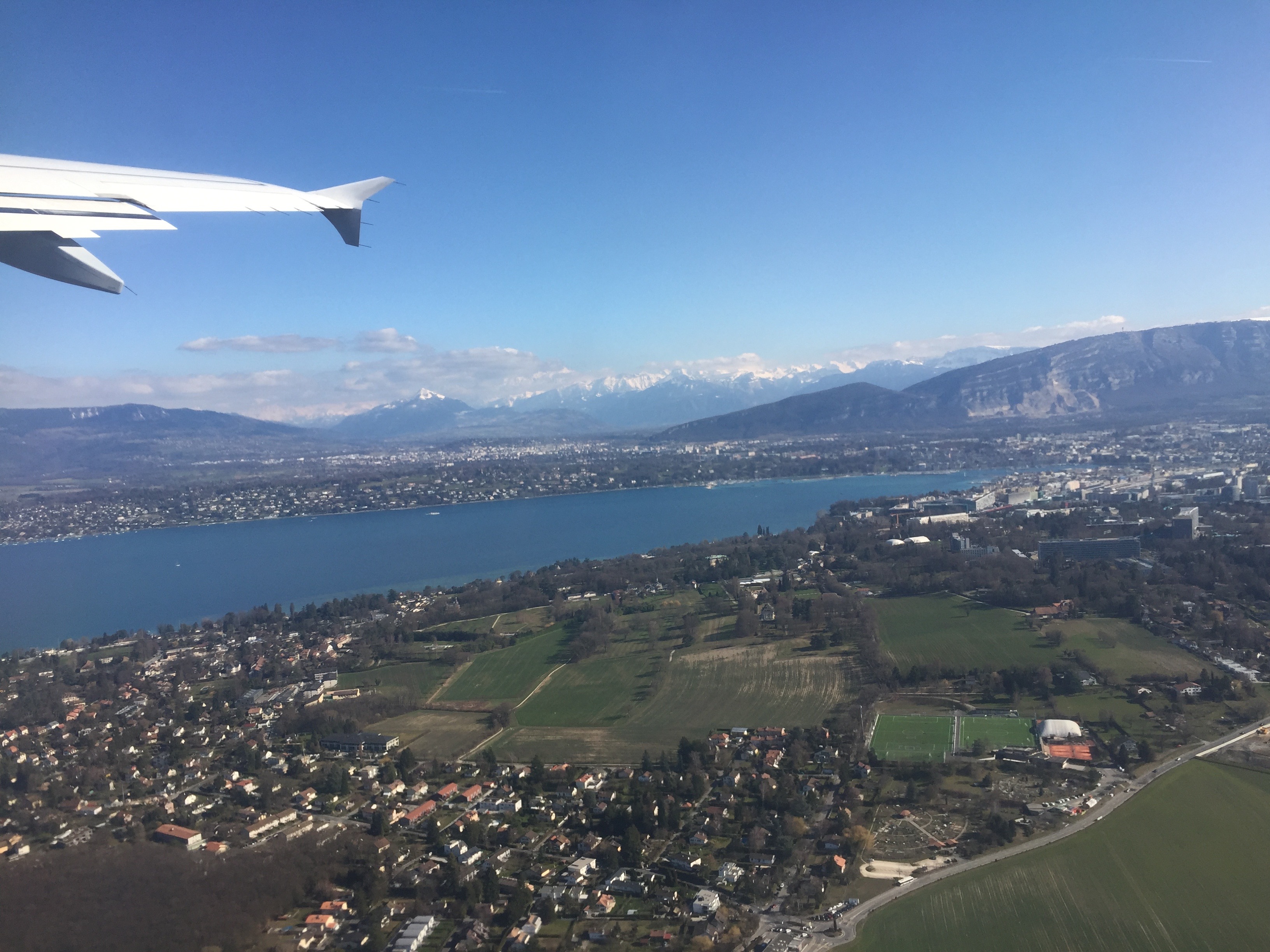 Flying out of Geneva